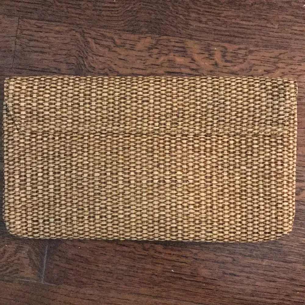 COPY - Bujibaja woven natural fold over clutch - Picture 2 of 4